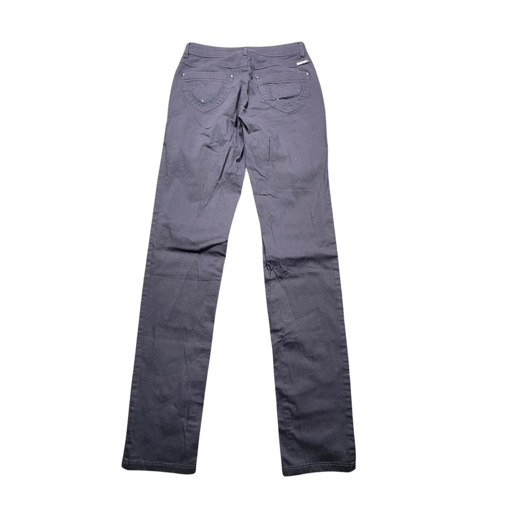 Vex Collection Pants Mens‎ 34 Black Rhinestone Slim Straight Leg Jeans Denim